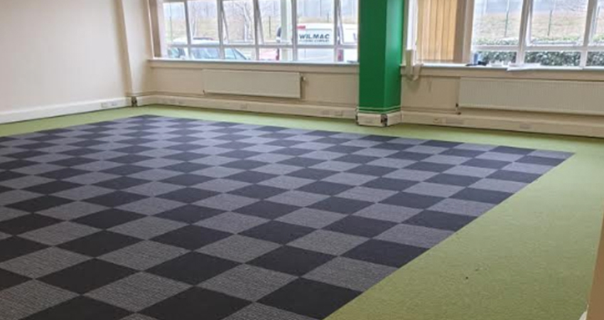 Commercial Flooring in law farm to improve employee wellbeing