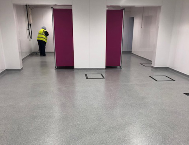 Commercial changing room toilets upgrade