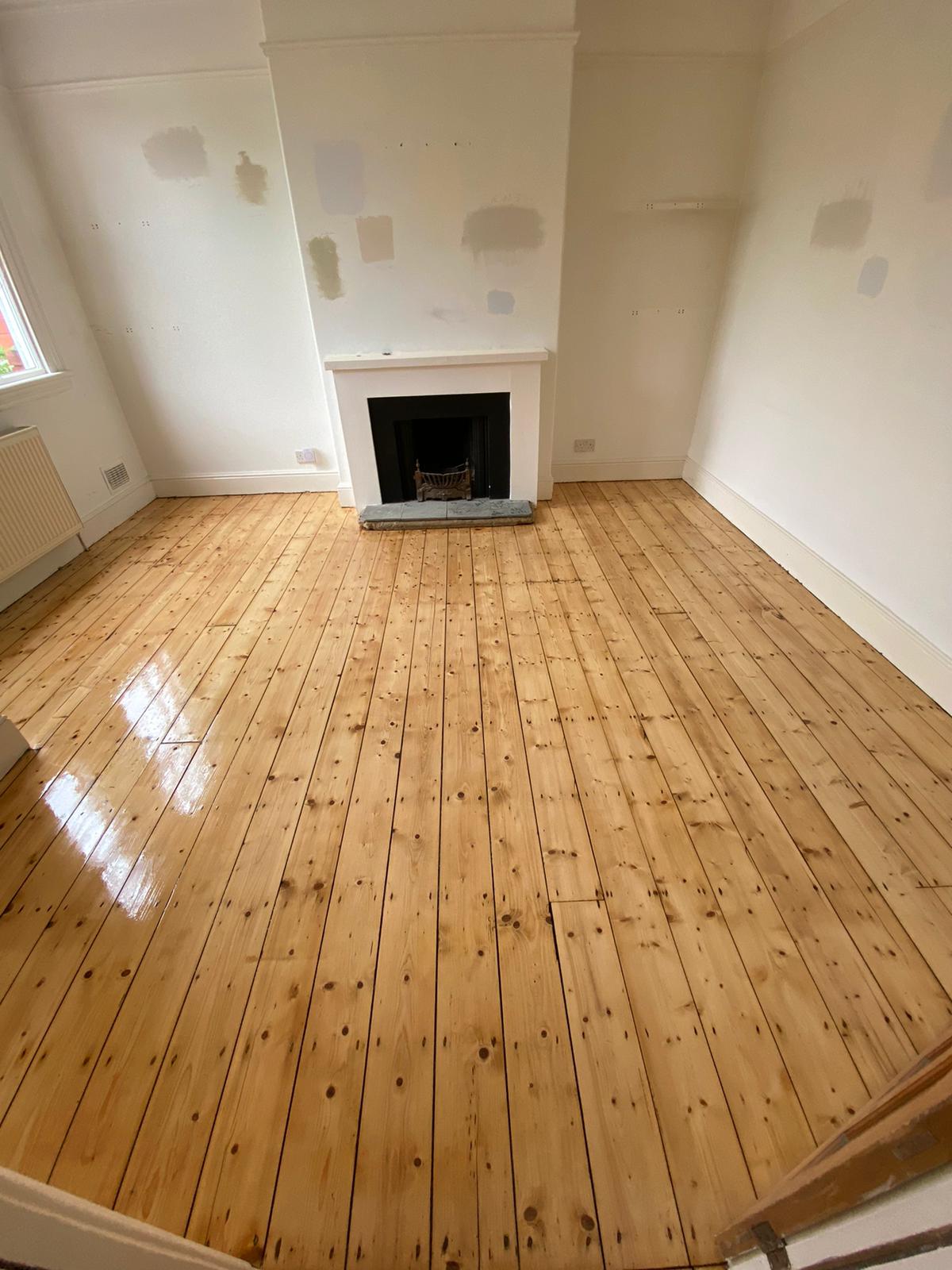 domestic floorboard refurbishment